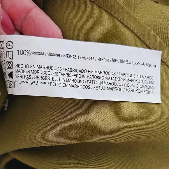 Pull&Bear Olive Mini Skirt - Picture 6 of 6